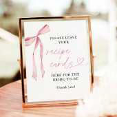 Boog recept Kaarten teken | Vrijgezellenfeest Rece Poster