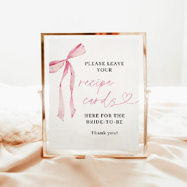 Boog recept Kaarten teken | Vrijgezellenfeest Rece Poster