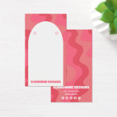 Boog Retro Waves Oorbel Ketting Sieraden Display Visitekaartje (Bureau)