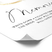 Boog & Ring Herinneringen met de bruid Poster (Hoek)