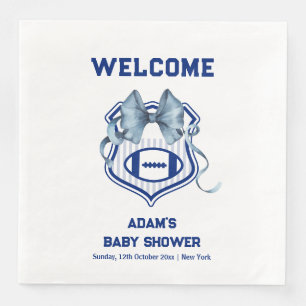 Boog Schieters Voetbal Sport Jongen Baby Shower We Servet