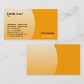 Boog - Sinaasappel Visitekaartje (Voorkant / Achterkant)