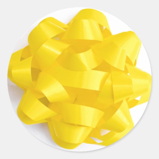 Boog Sticker in geel (Voorkant)