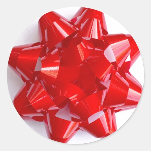 Boog Sticker in rood (Voorkant)