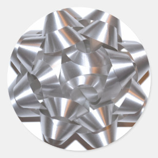 Boog Sticker in zilver