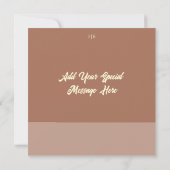 Boog Stijl Natuur bruiloft Dank u kaart (Achterkant)