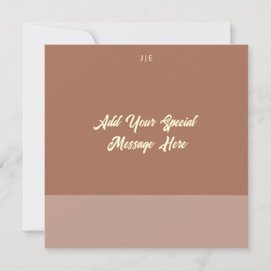 Boog Stijl Natuur bruiloft Dank u kaart (Achterkant)