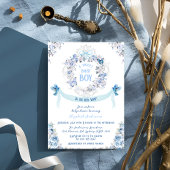 Boog Stof Bloemengratificatie Zoete Baby Jongen Ba Kaart