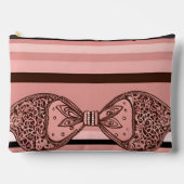 Boog Stropdassen in Roze AI kunst Etui (Voorkant)