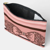 Boog Stropdassen in Roze AI kunst Etui (Open)