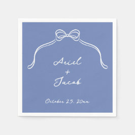 Boog Trouwpapier servetten, standaard cocktail Servet