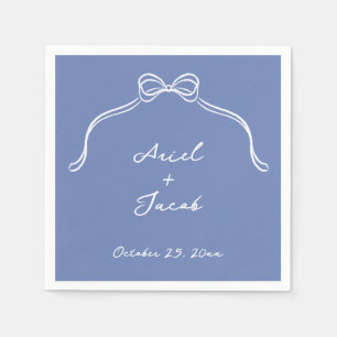 Boog Trouwpapier servetten, standaard cocktail Servet