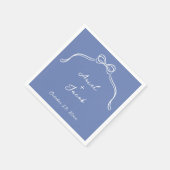 Boog Trouwpapier servetten, standaard cocktail Servet (Hoek)