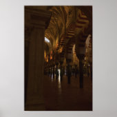 Boog van de Córdoba-moskee-kathedraal - Fotografie Poster (Voorkant)