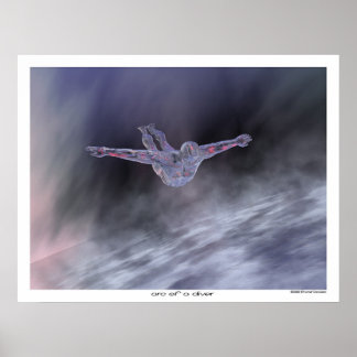 Boog van een duiker poster