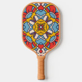 Boog van mozaïek pickleball paddle (Voorkant)