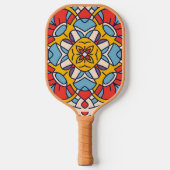 Boog van mozaïek pickleball paddle (Voorkant)