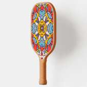 Boog van mozaïek pickleball paddle (Links)