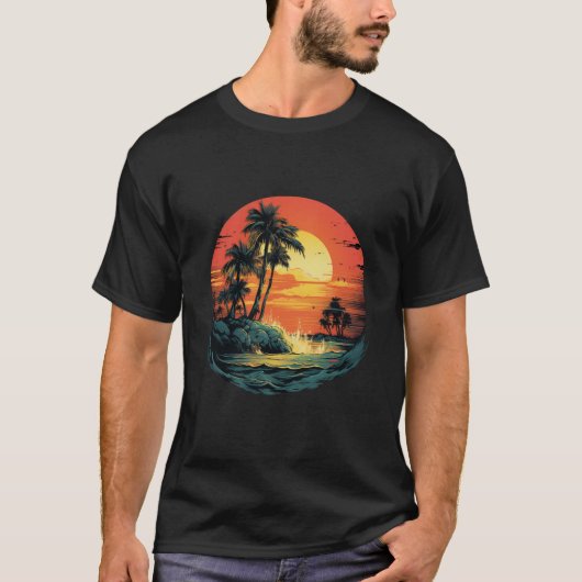 Boog van Soleil en Vagues T-shirt (Voorkant)