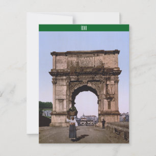 Boog van Titus, Rome (1900) Briefkaart