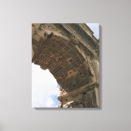 Boog van Titus, Rome - Ingewikkelde Canvas Print (Voorkant)