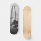 Boog vanuit het park Grayscale Persoonlijk Skateboard (Voorkant)