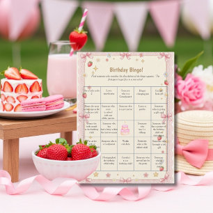 Boog Verjaardag Vind Gast Bingo spelkaart Feestdagenkaart