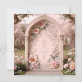  boog versierd feestdagenkaart (Voorkant)