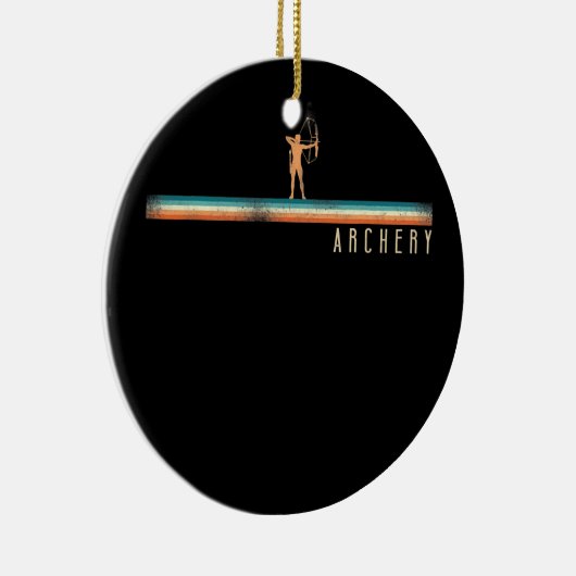 Boog voor boogschieten  herschikking keramisch ornament (Rechts)