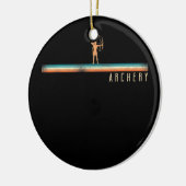 Boog voor boogschieten  herschikking keramisch ornament (Links)