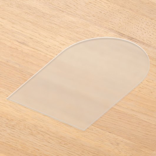 Boog Vorst Acryl Trouw Uitnodiging (Laagn)