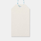 Boog Vrolijk Kerstfeest Cadeaulabel (Achterkant)