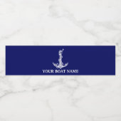 boog waterfles etiket (Enkel label)