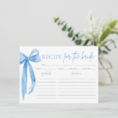 Boog Ze is de Knoop Vrijgezellenfeest Recept Kaart (Staand voorkant)