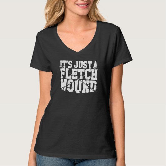 Boogboogschutter Het is gewoon een Fletch Woun T-shirt (Voorkant)