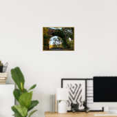 Boogbrug Foto Poster (Thuiskantoor)