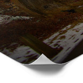 Boogbrug in Winter Poster (Hoek)