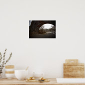 Boogbrug in Winter Poster (Keuken)