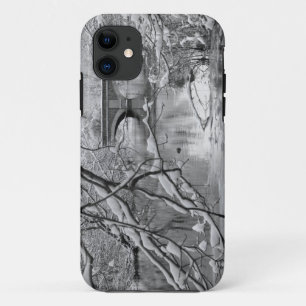 Boogbrug over bevroren rivier in de winter Case-Mate iPhone case
