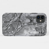 Boogbrug over bevroren rivier in de winter Case-Mate iPhone case (Achterkant (horizontaal))