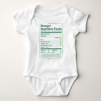 Booger Nutrition Facts Romper