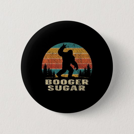 Booger Sugar Sasquatch Funny Meme  Ronde Button 5,7 Cm (Voorkant)