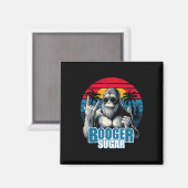 Booger Sugar Sasquatch Grappige Gorilla Bigfoot Magneet (Voorkant / Achterkant)