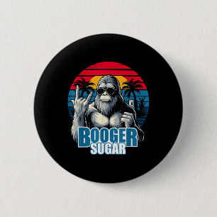 Booger Sugar Sasquatch Grappige Gorilla Bigfoot Ronde Button 5,7 Cm