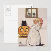 Boogeyman (Oude Halloweenkaart) Briefkaart (Voorkant / Achterkant)