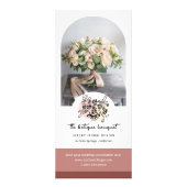 Boogfoto Bloemen Marketing Rack Kaart (Voorkant)