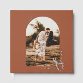 Boogfoto bruiloft gastenboek (Voorkant)