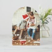 Boogfoto Collage Kerst Kaart (Staand voorkant)