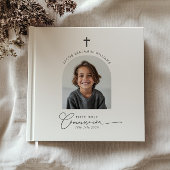 Boogfoto Eerste Communie Jongen Gastenboek