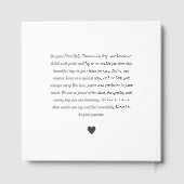 Boogfoto Eerste Communie Jongen Gastenboek (Achterkant)